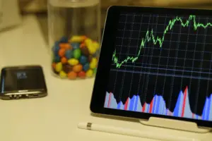 graph showing growth in a software